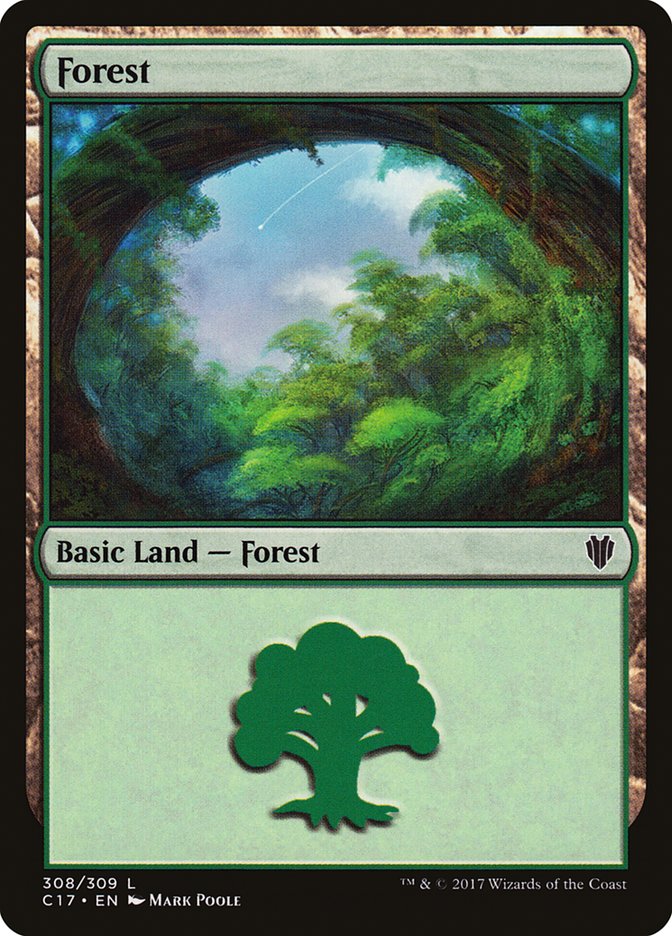 Forest (308) [Commander 2017] | North Valley Games