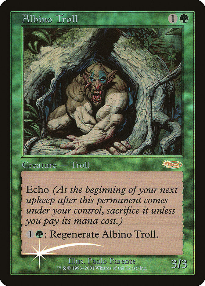 Albino Troll [Friday Night Magic 2002] | North Valley Games