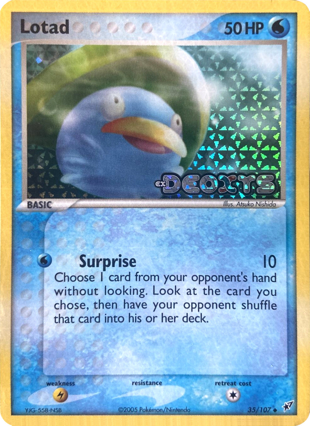 Lotad (35/107) (Stamped) [EX: Deoxys] | North Valley Games