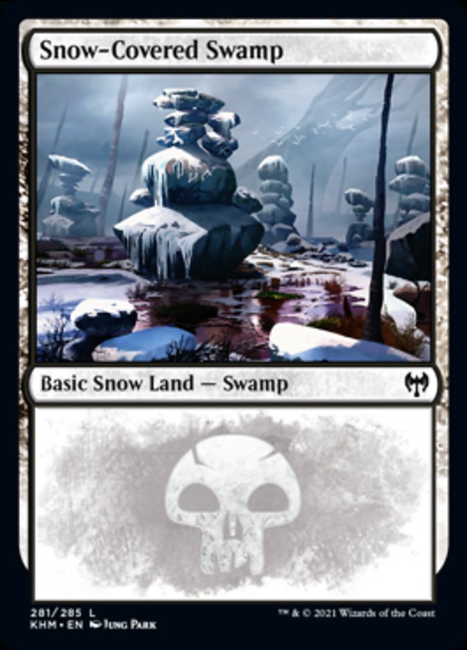 Snow-Covered Swamp (281) [Kaldheim] | North Valley Games