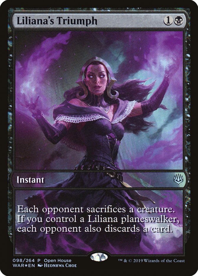 Liliana's Triumph (Open House) [War of the Spark Promos] | North Valley Games