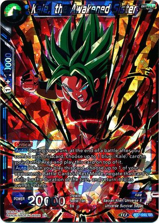 Kale, the Awakened Sister (BT7-040) [Assault of the Saiyans] | North Valley Games