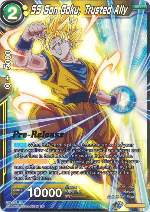SS Son Goku, Trusted Ally (BT13-095) [Supreme Rivalry Prerelease Promos] | North Valley Games