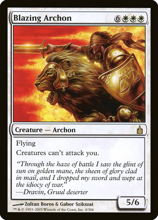 Blazing Archon [Ravnica: City of Guilds] | North Valley Games
