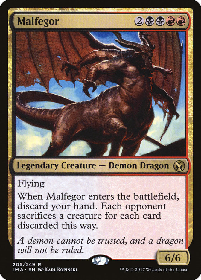 Malfegor [Iconic Masters] | North Valley Games
