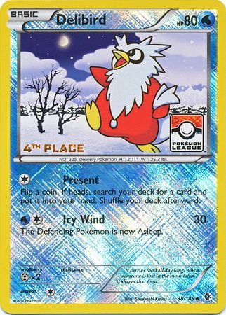 Delibird (38/149) (League Promo 4th Place) [Black & White: Boundaries Crossed] | North Valley Games