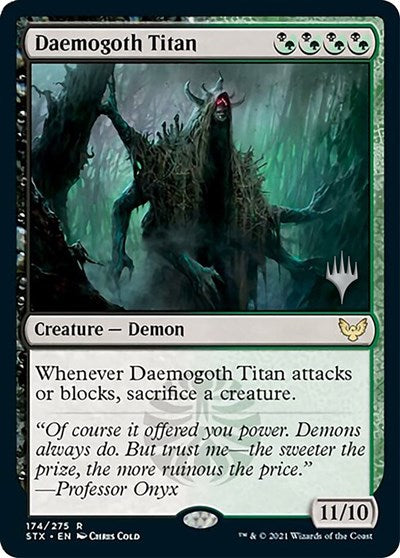 Daemogoth Titan (Promo Pack) [Strixhaven: School of Mages Promos] | North Valley Games
