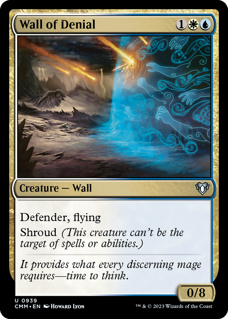 Wall of Denial [Commander Masters] | North Valley Games