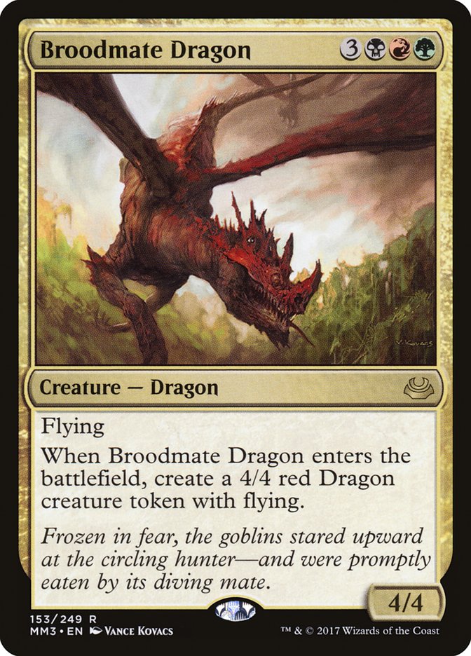 Broodmate Dragon [Modern Masters 2017] | North Valley Games