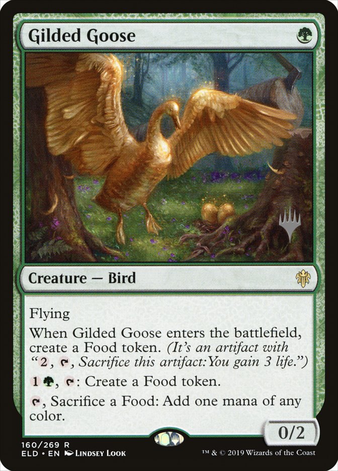 Gilded Goose (Promo Pack) [Throne of Eldraine Promos] | North Valley Games