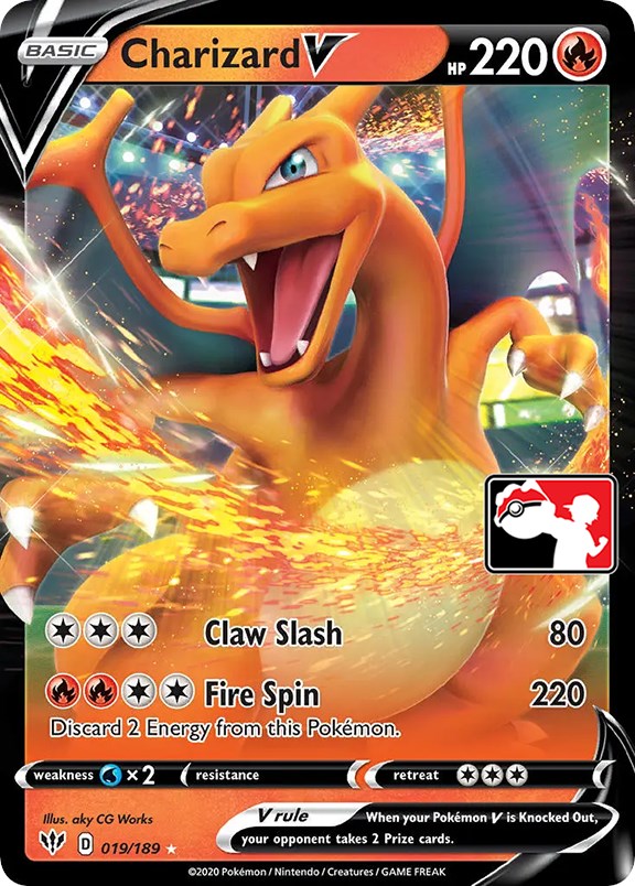 Charizard V (019/189) [Prize Pack Series One] | North Valley Games