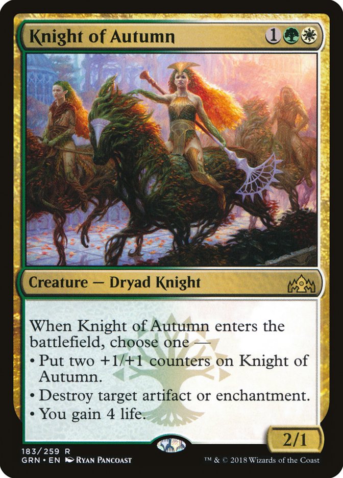 Knight of Autumn [Guilds of Ravnica] | North Valley Games