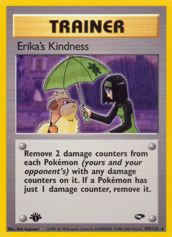 Erika's Kindness (103/132) [Gym Challenge 1st Edition] | North Valley Games