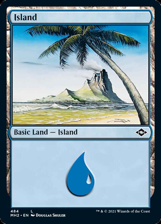 Island (484) (Foil Etched) [Modern Horizons 2] | North Valley Games