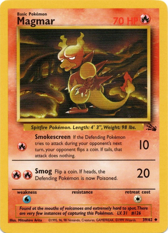 Magmar (39/62) [Fossil Unlimited] | North Valley Games