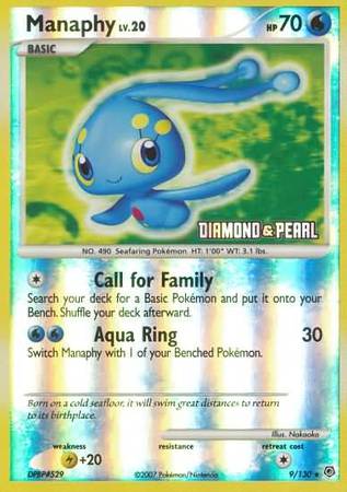 Manaphy (9/130) [Burger King Promos: 2008 Collection] | North Valley Games