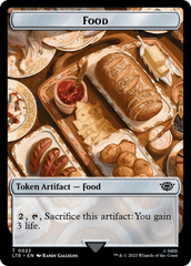 Tentacle // Food (0022) Double-Sided Token (Surge Foil) [The Lord of the Rings: Tales of Middle-Earth Tokens] | North Valley Games