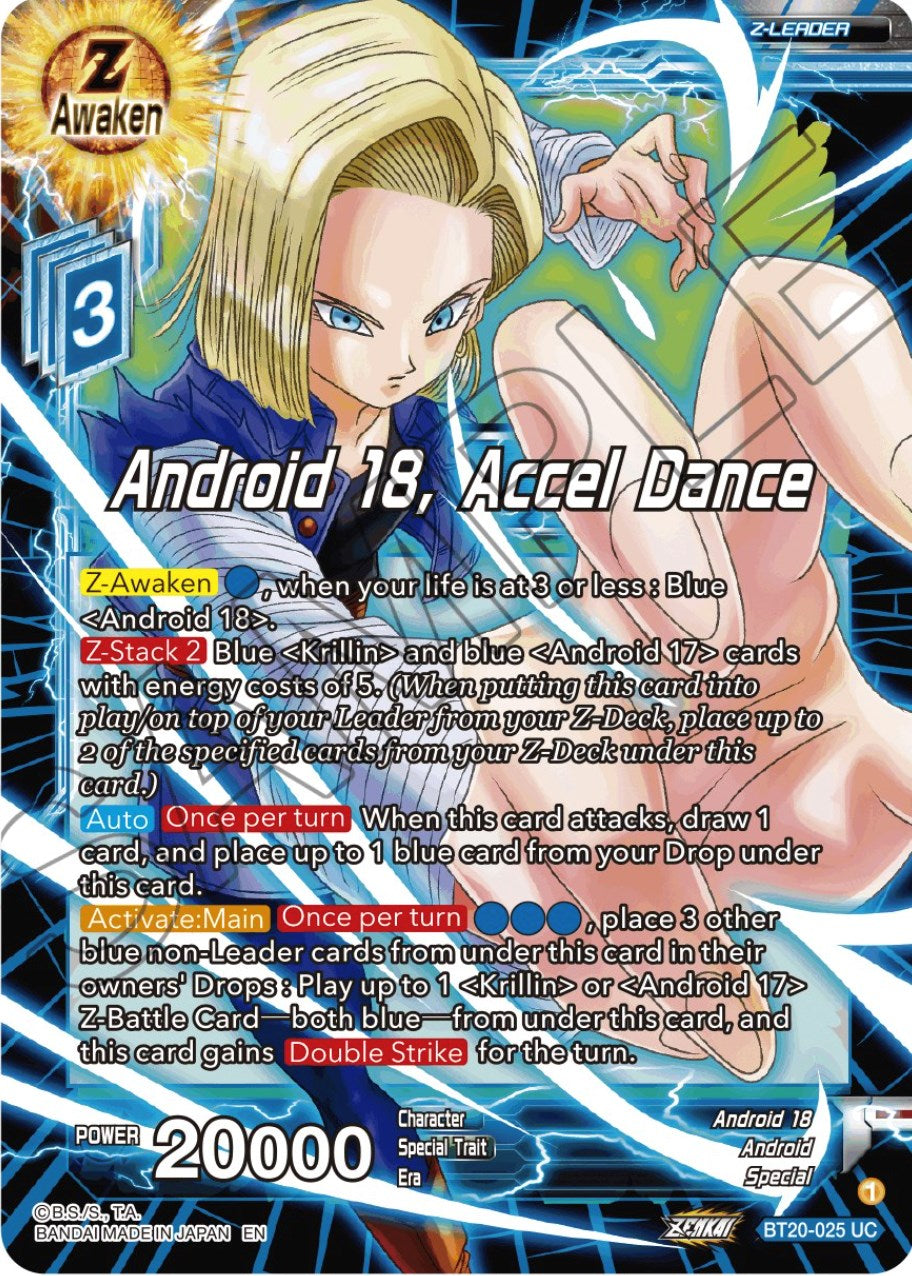 Android 18, Accel Dance (BT20-025) [Power Absorbed] | North Valley Games
