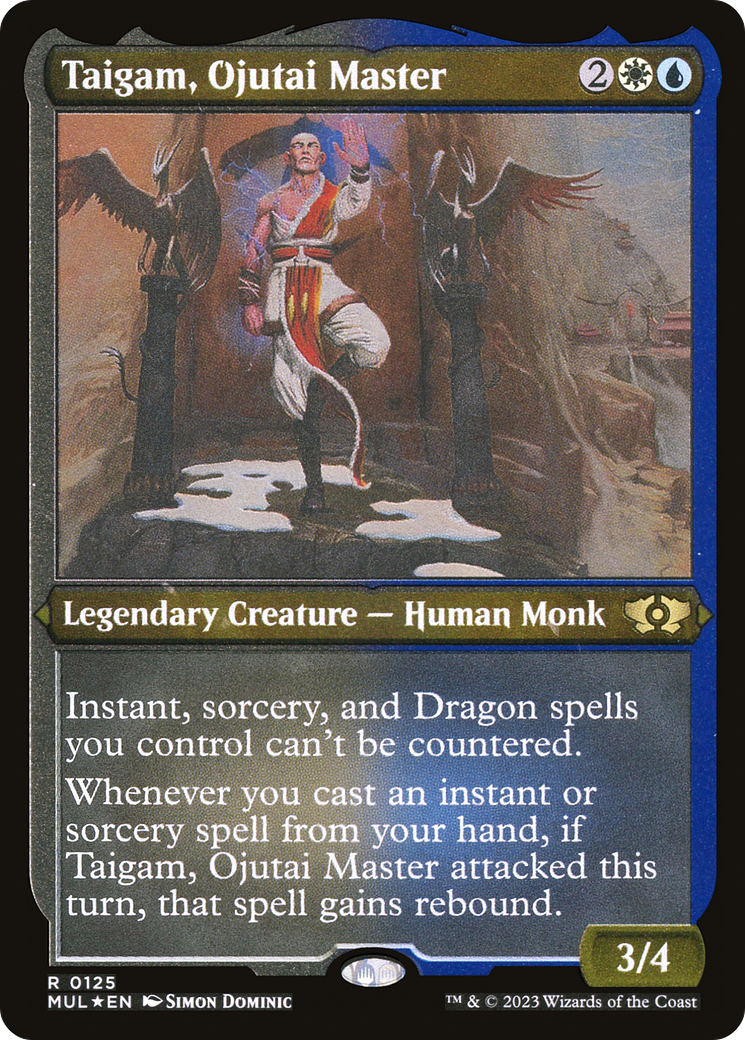 Taigam, Ojutai Master (Foil Etched) [Multiverse Legends] | North Valley Games