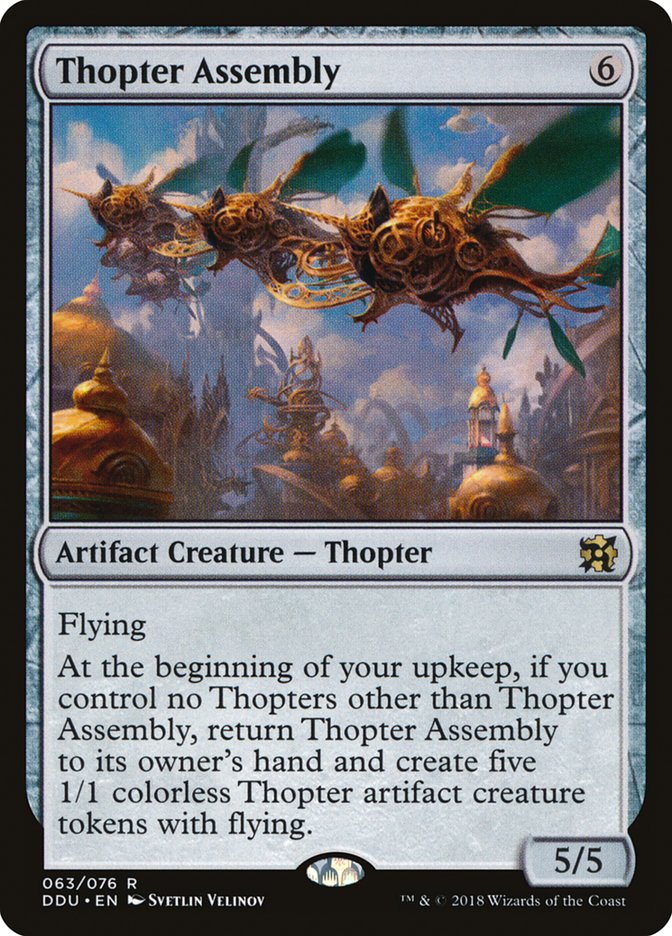 Thopter Assembly [Duel Decks: Elves vs. Inventors] | North Valley Games