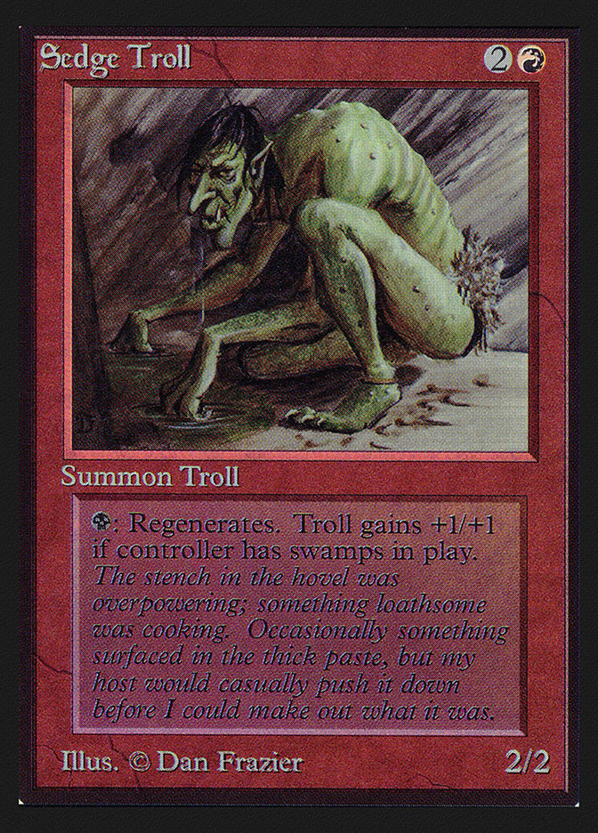 Sedge Troll [Collectors' Edition] | North Valley Games