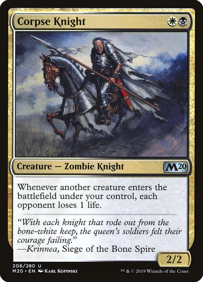 Corpse Knight (2/2) [Core Set 2020] | North Valley Games