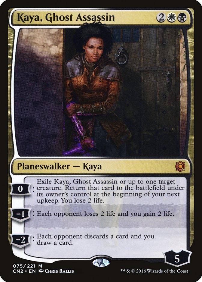 Kaya, Ghost Assassin (075/221) [Conspiracy: Take the Crown] | North Valley Games