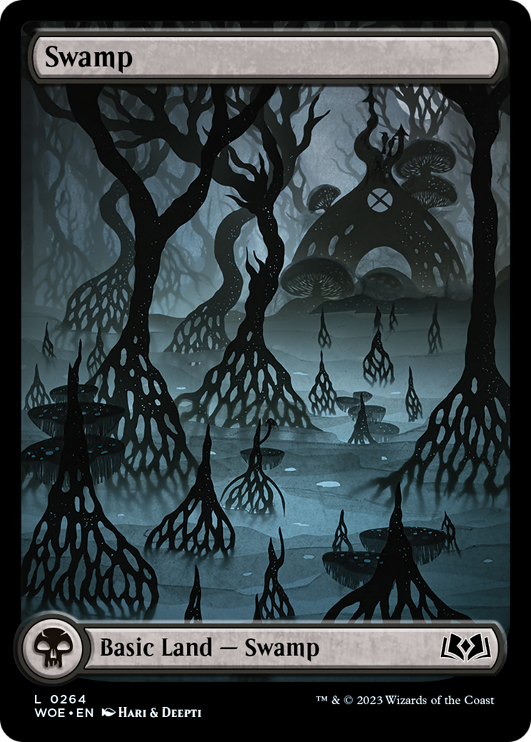 Swamp (264) (Full-Art) [Wilds of Eldraine] | North Valley Games