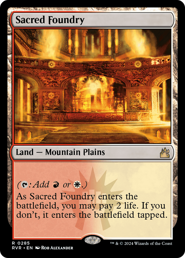 Sacred Foundry [Ravnica Remastered] | North Valley Games