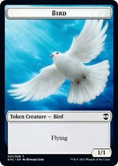 Bird // Spirit Double-Sided Token [Kaldheim Commander Tokens] | North Valley Games