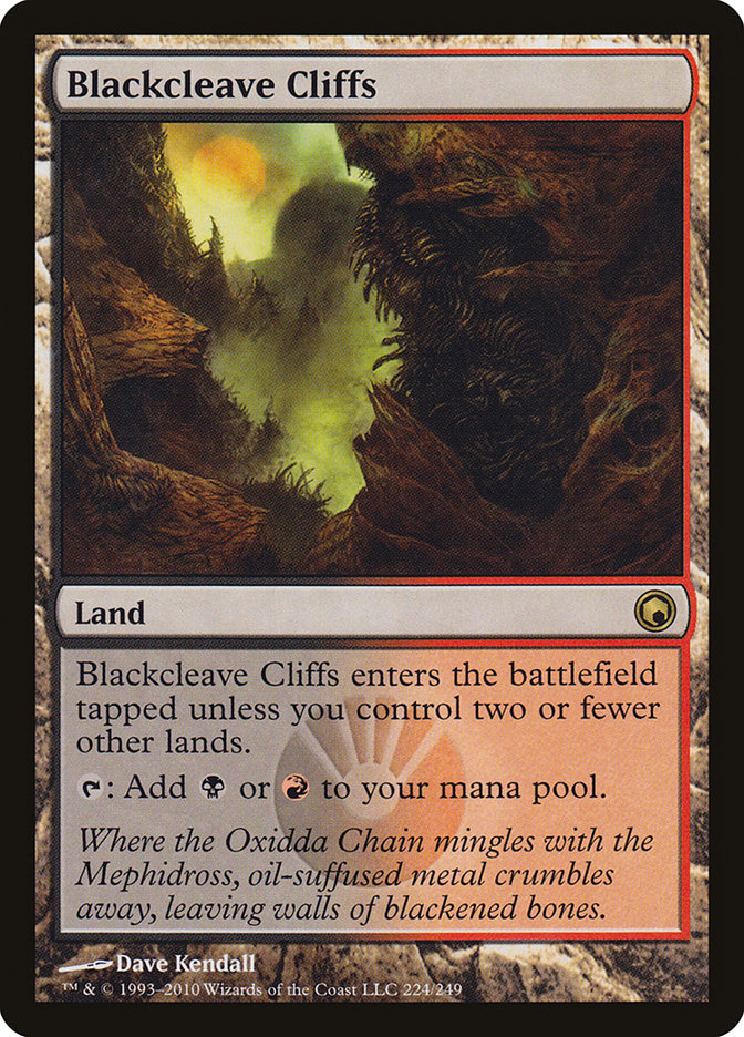 Blackcleave Cliffs [Scars of Mirrodin] | North Valley Games