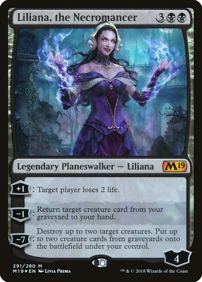 Liliana, the Necromancer [Core Set 2019] | North Valley Games