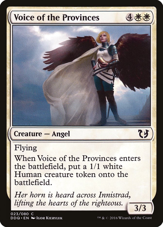 Voice of the Provinces [Duel Decks: Blessed vs. Cursed] | North Valley Games