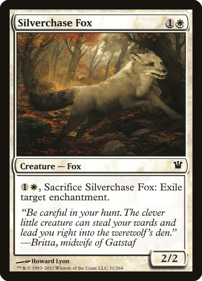 Silverchase Fox [Innistrad] | North Valley Games