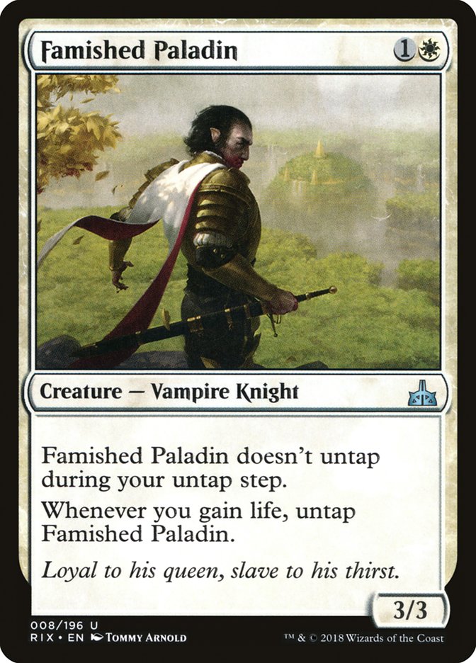 Famished Paladin [Rivals of Ixalan] | North Valley Games