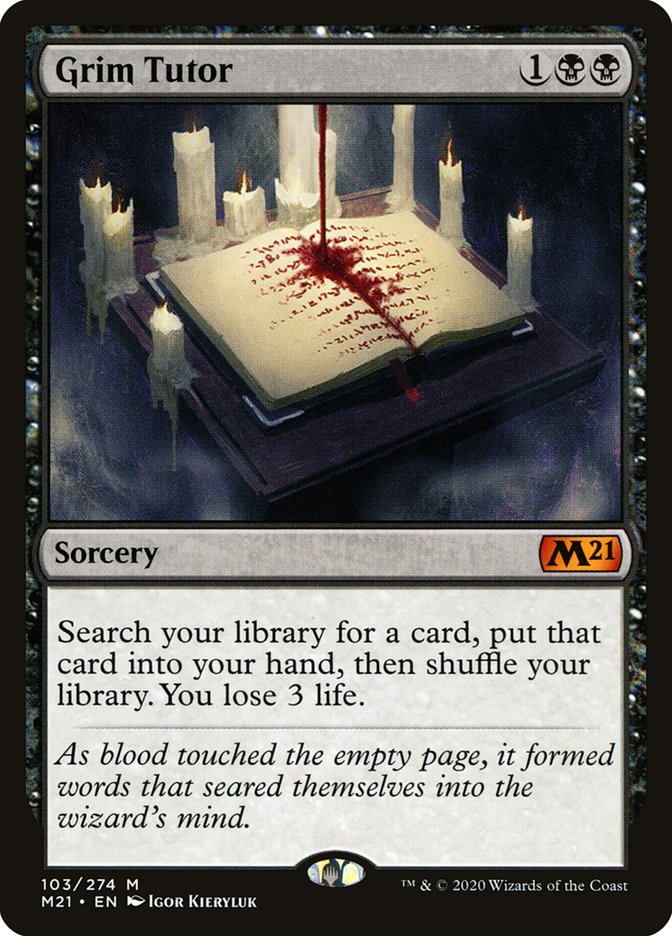 Grim Tutor [Core Set 2021] | North Valley Games