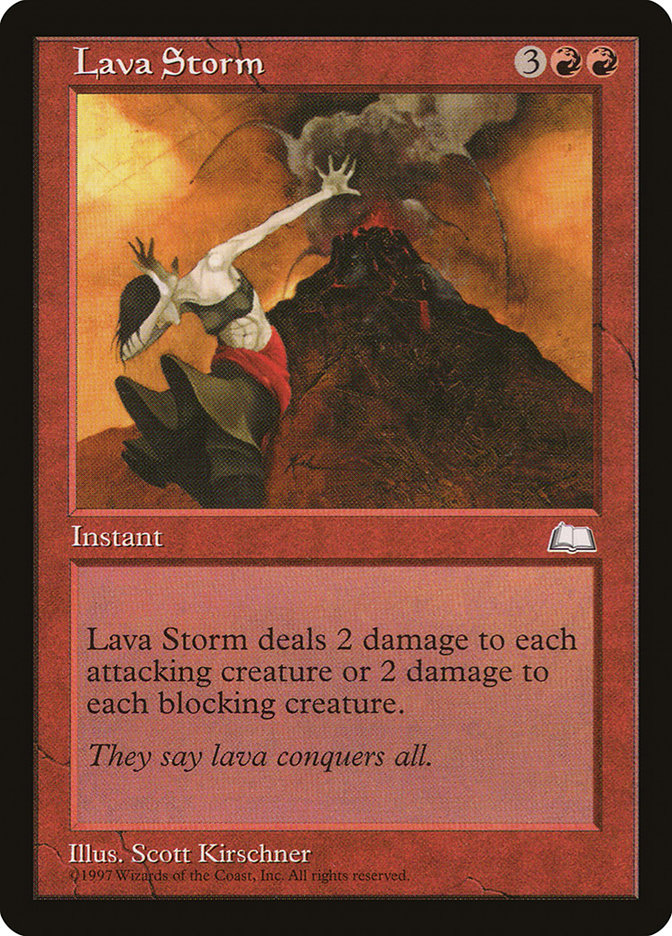 Lava Storm [Weatherlight] | North Valley Games