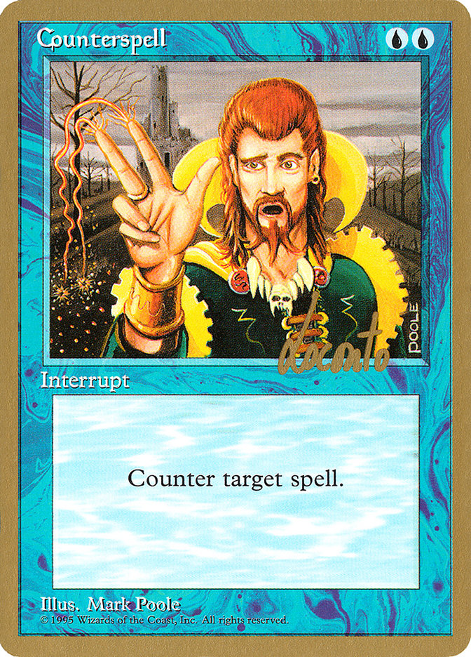 Counterspell (Michael Loconto) [Pro Tour Collector Set] | North Valley Games