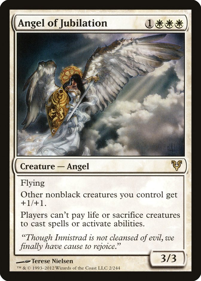 Angel of Jubilation [Avacyn Restored] | North Valley Games