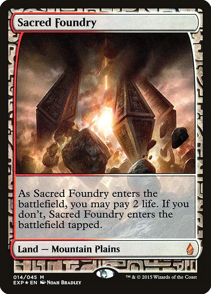 Sacred Foundry [Zendikar Expeditions] | North Valley Games