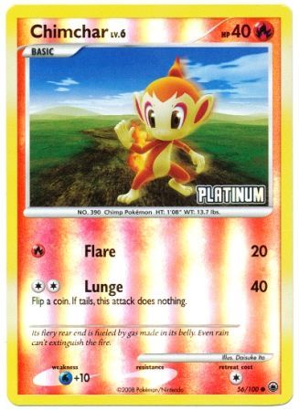 Chimchar (56/100) [Burger King Promos: 2009 Collection] | North Valley Games