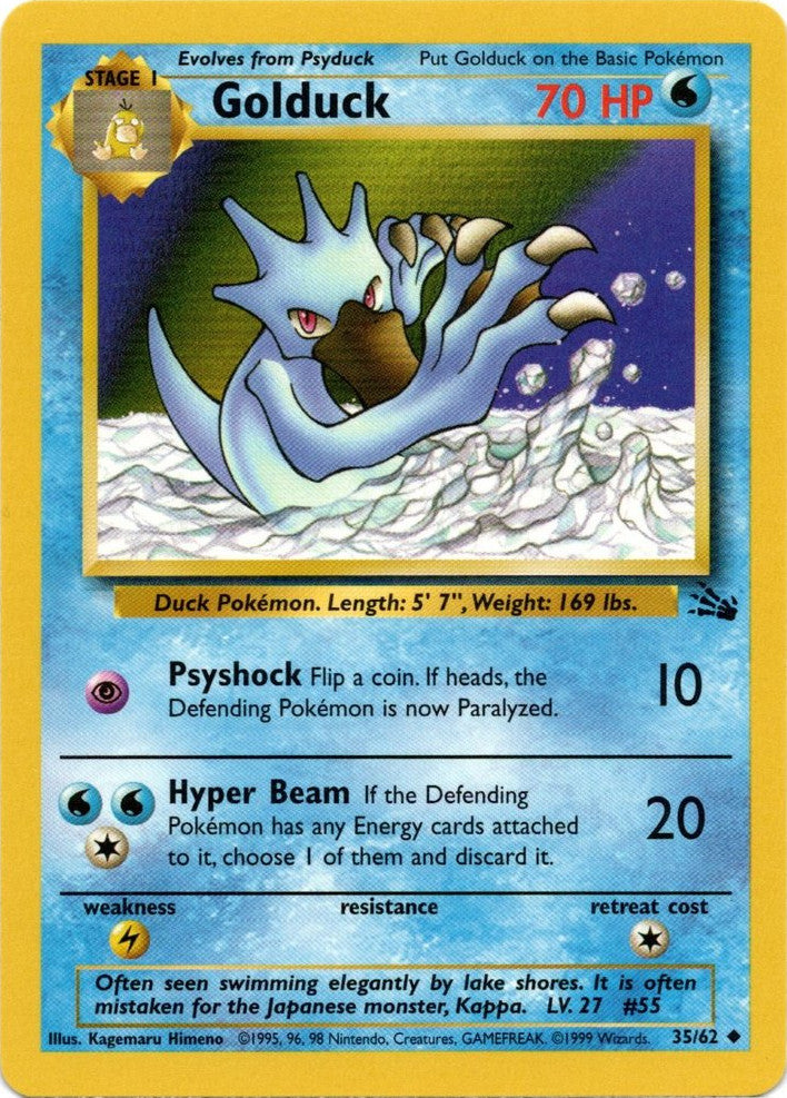Golduck (35/62) [Fossil Unlimited] | North Valley Games