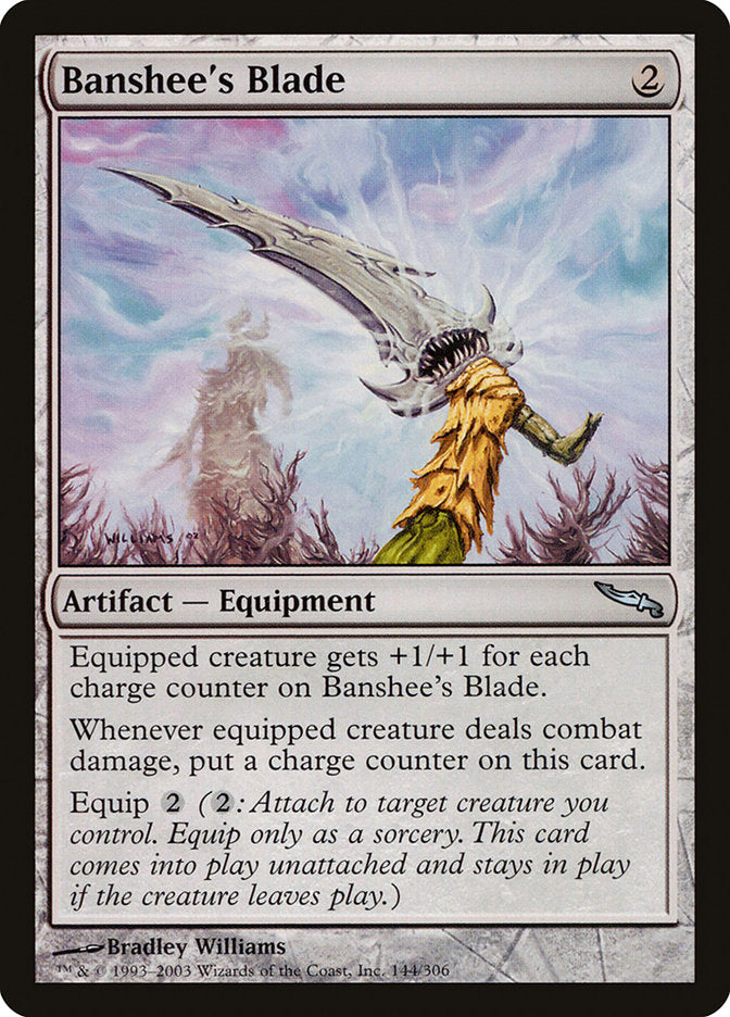 Banshee's Blade [Mirrodin] | North Valley Games