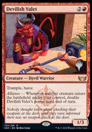 Devilish Valet (Promo Pack) [Streets of New Capenna Promos] | North Valley Games