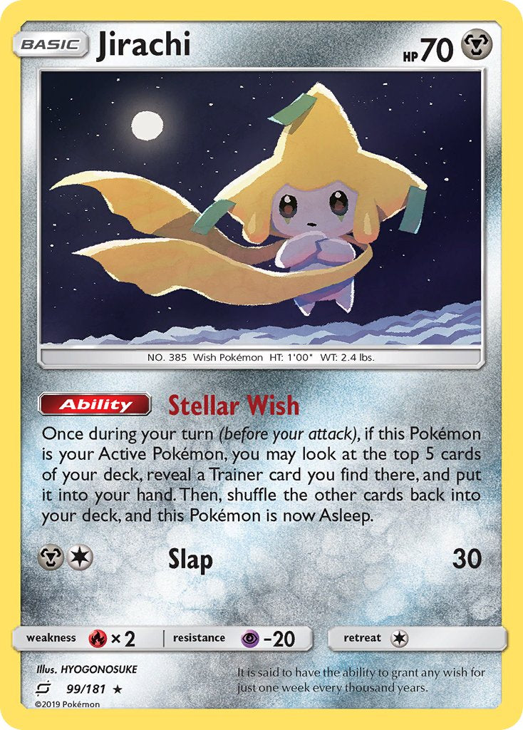 Jirachi (99/181) (Theme Deck Exclusive) [Sun & Moon: Team Up] | North Valley Games