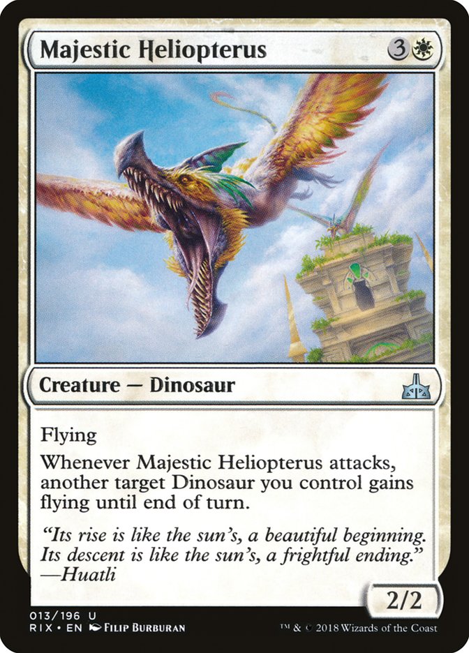 Majestic Heliopterus [Rivals of Ixalan] | North Valley Games