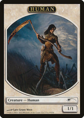 Human // Wolf Double-Sided Token [Friday Night Magic 2012] | North Valley Games
