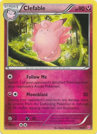 Clefable (16/30) [XY: Trainer Kit 1 - Wigglytuff] | North Valley Games