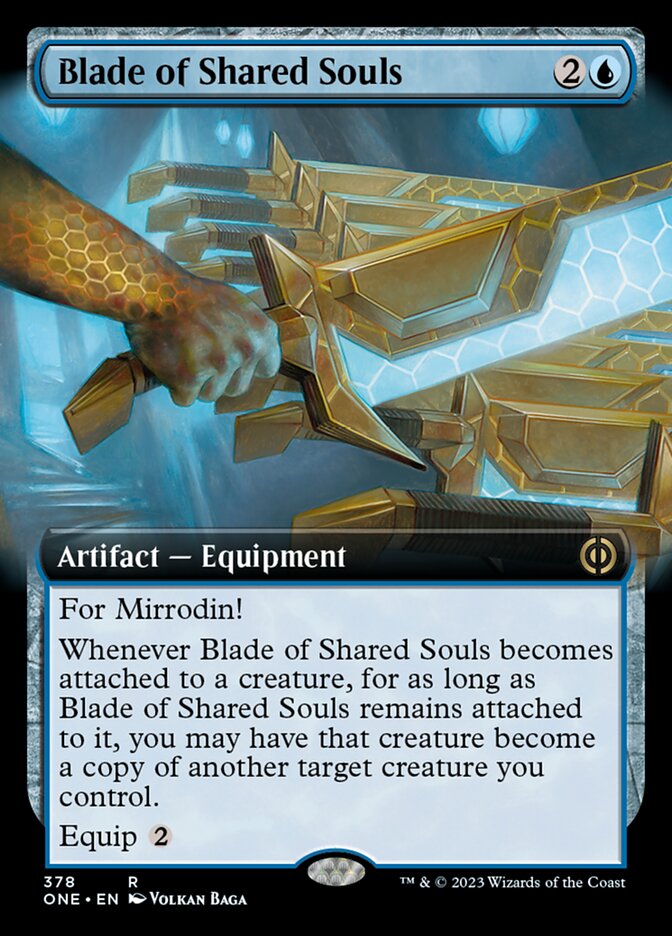 Blade of Shared Souls (Extended Art) [Phyrexia: All Will Be One] | North Valley Games