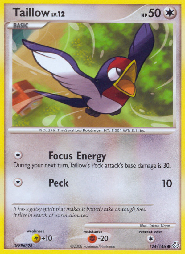 Taillow (124/146) [Diamond & Pearl: Legends Awakened] | North Valley Games